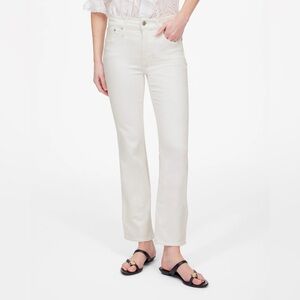 MADEWELL Kick Out Crop White Jeans, size 27, used good condition